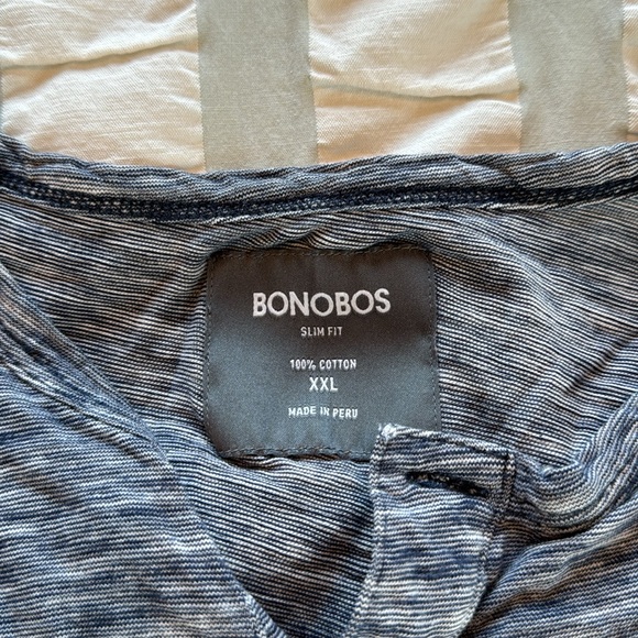 Vintage Bonobos Slim Fit Henley Size XXL - Picture 3 of 5